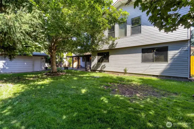 Private Back Yard, Detached Studio Space, Lots of Shade!