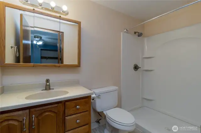 Updated 3/4 Bath Ensuite Main Floor Primary