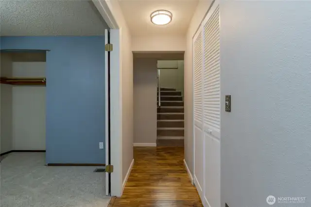 Hall to back bedrooms & upstairs to second ensuite