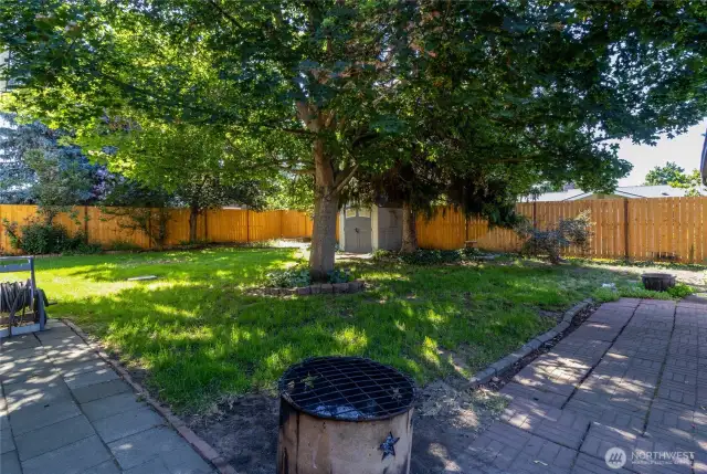 Large Private Back Yard