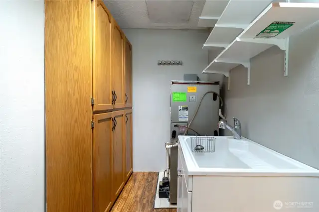 Laundry/Mud Room off Garage