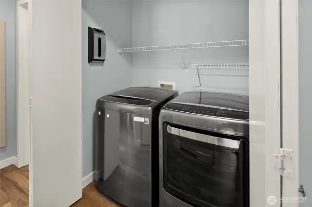 Full size washer and dryer