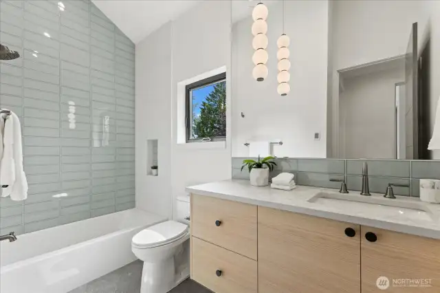 Upper bathroom - in the hallway