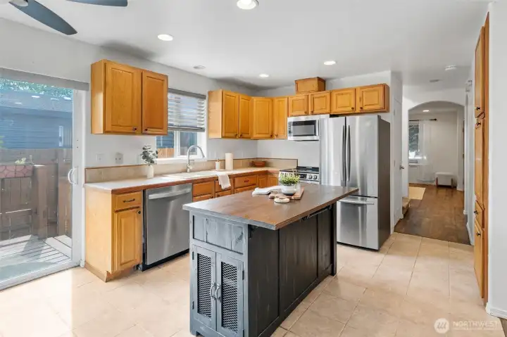 Kitchen for easy entertaining