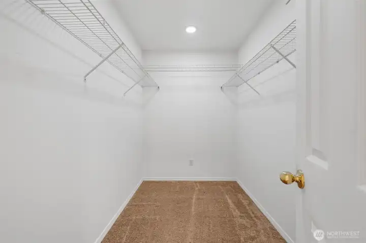 Primary closet