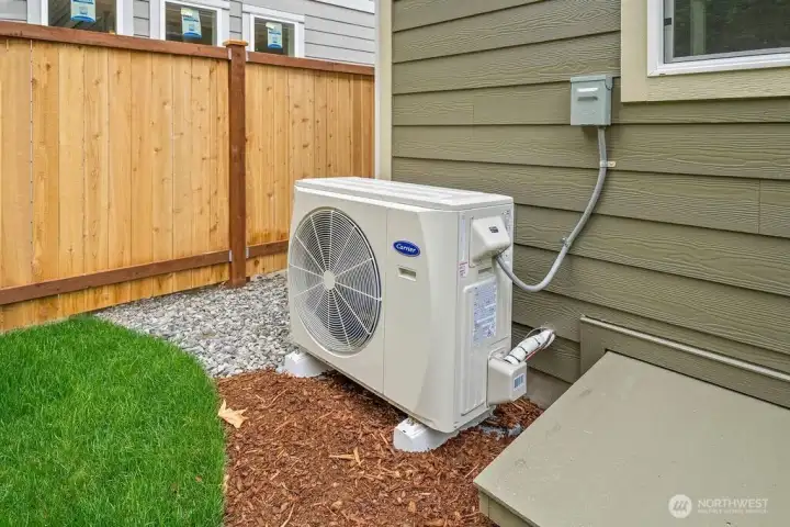 Carrier heat pump is standard