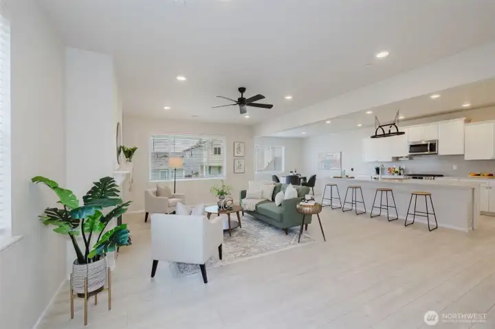 Gorgeous open concept living!