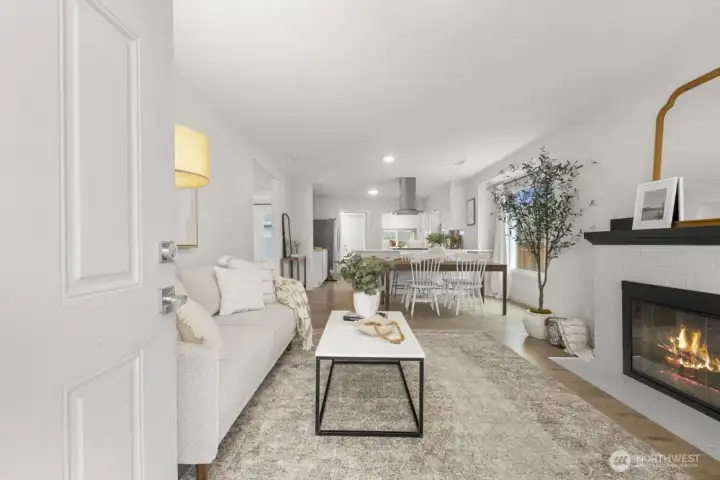 Front door as you enter the living room