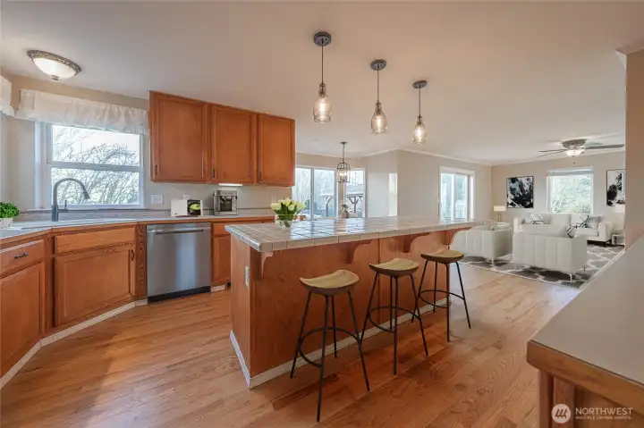 This photo is virtually staged