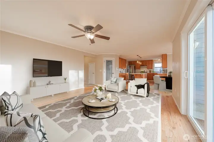 This photo is virtually staged