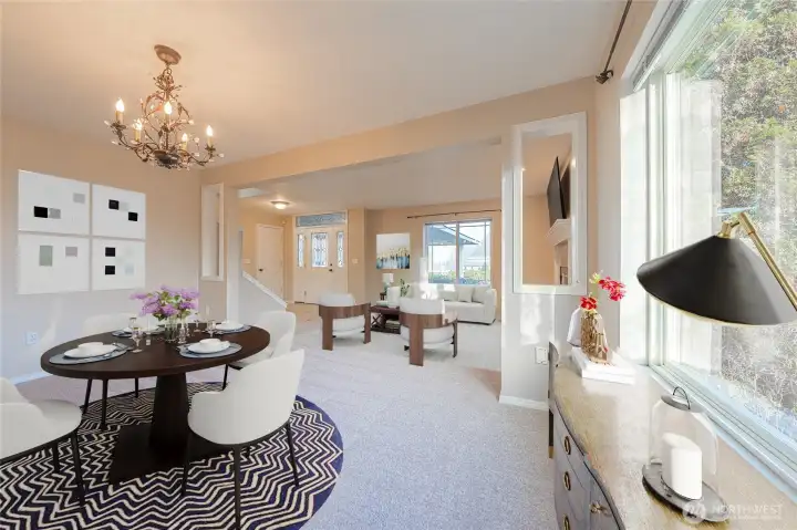 This photo is virtually staged