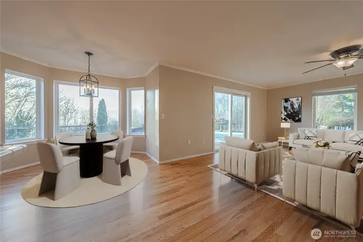 This photo is virtually staged