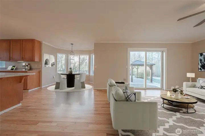 This photo is virtually staged