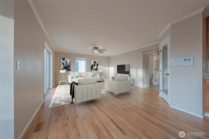 This photo is virtually staged