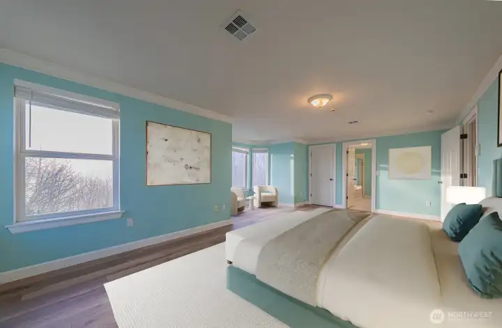 This photo is virtually staged