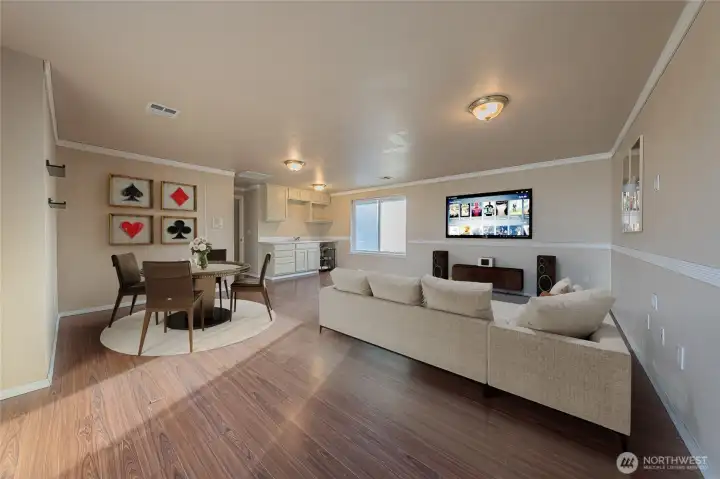 This photo is virtually staged