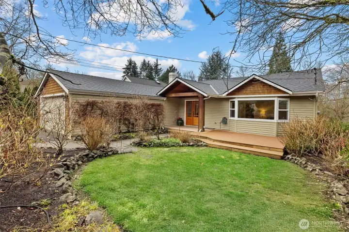 Catch the morning sunshine on your front porch.