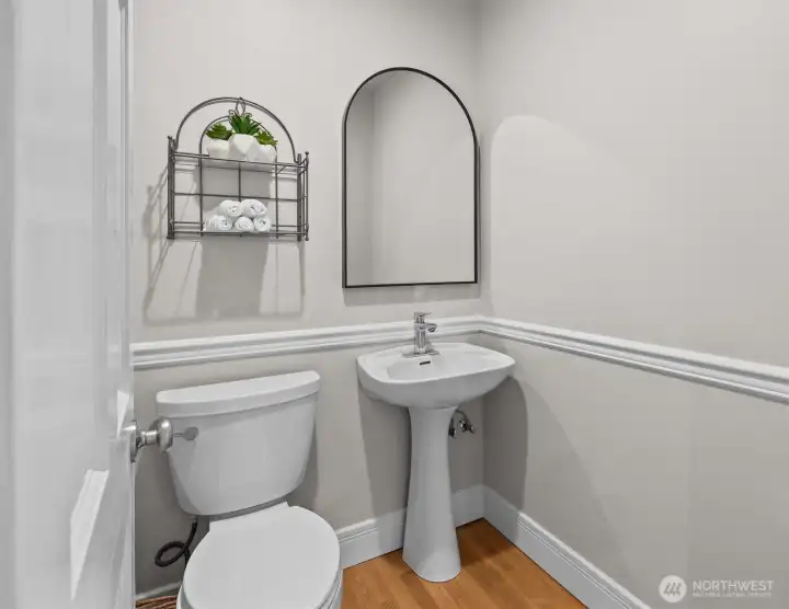 Private powder room for your guests.