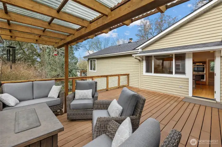 Perfect for indoor/outdoor living.