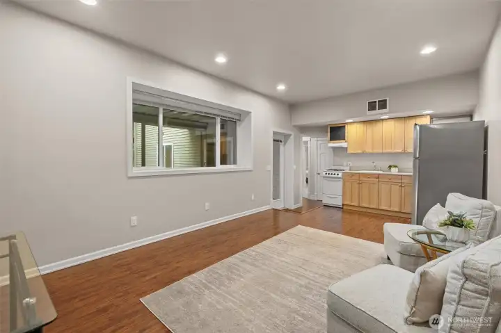 Use this ADU space to generate income, OR use as your Rec Room.