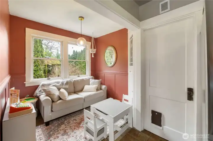 Nook area can also be used as dining space.