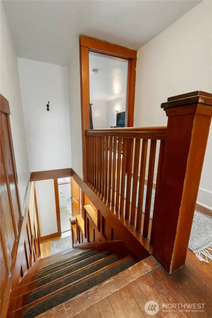 Original flooring upstiars