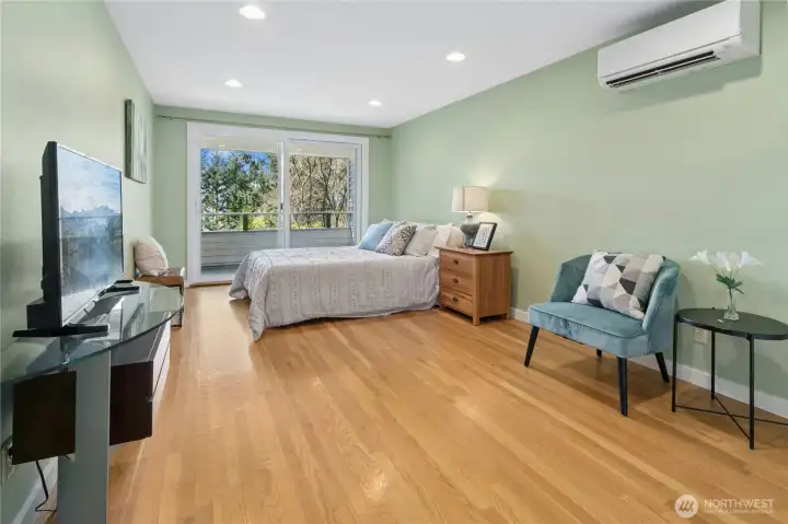 Relax in primary bedroom