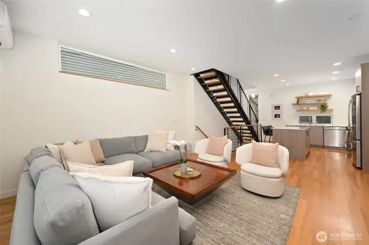 Spacious living area