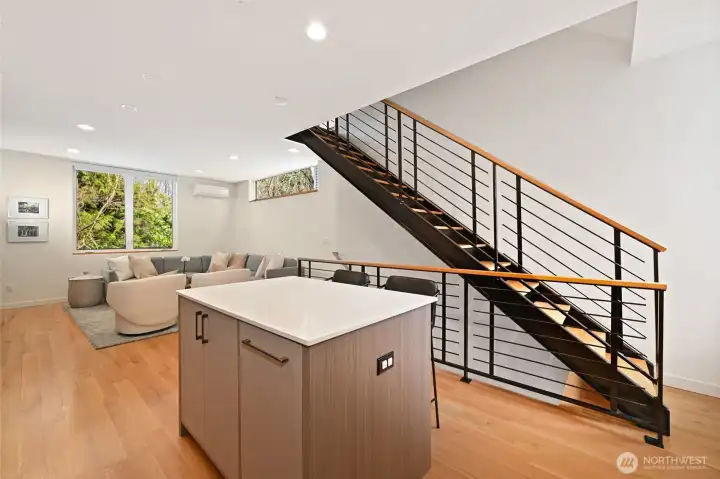 Architecturally significant open staircase