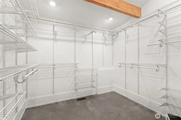 Primary Suite Walk In Closet