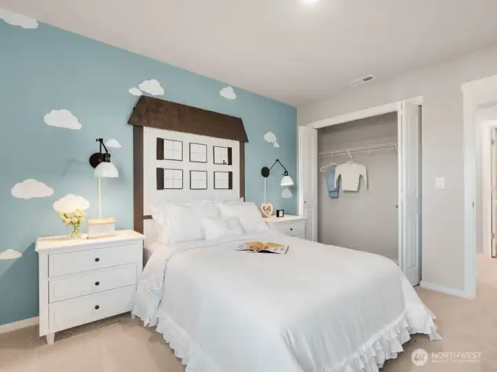 2nd level bedroom.  bedroom. Photos are representational. Actual colors and finishes will vary. See site agent for details.