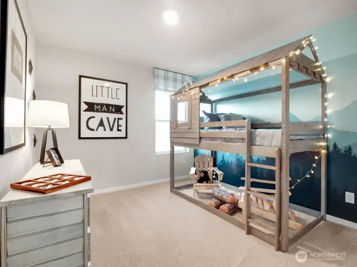 2nd level bedroom. Photos are representational. Actual colors and finishes will vary. See site agent for details.