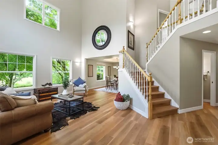 Entry and living room
