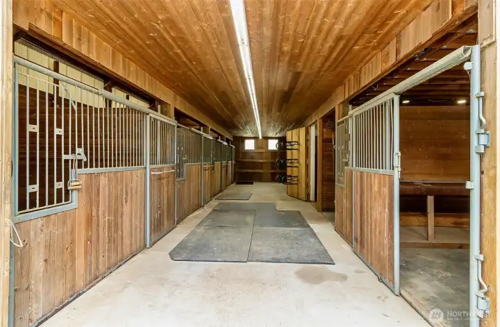 Barn aisle
