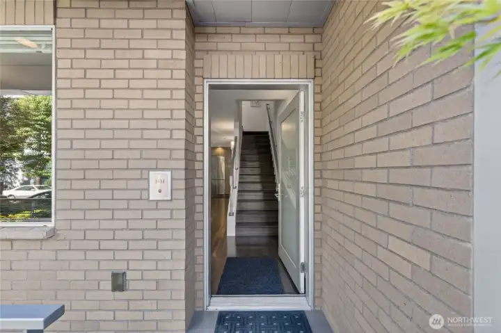 Front covered entrance