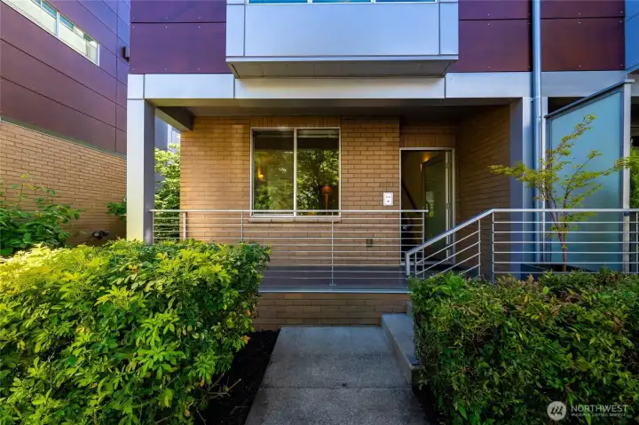 Front entrance with porch