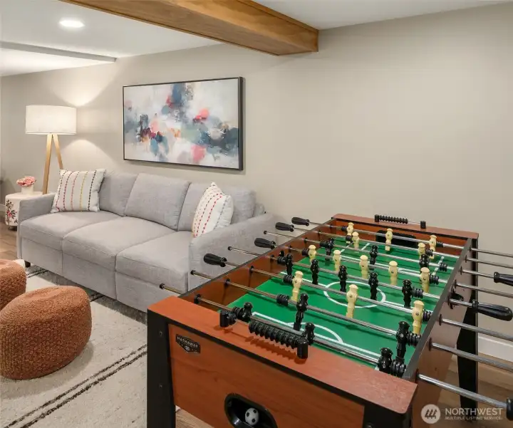 The lower level is so roomy - you can have sleeping quarters, a family room, a rec room .... The lower level is so roomy - you can have sleeping quarters, a family room, a rec room ....