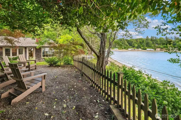 There are several spots to set-up your firepit, a grilling station, or maybe even a pizza oven. There are several spots to set-up your firepit, a grilling station, or maybe even a pizza oven.