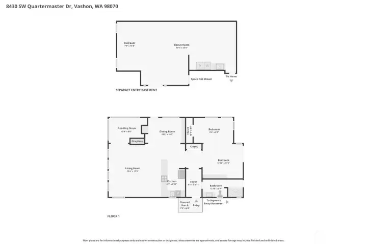 Main and lower floor plans. This does not include the detached guest studio. Main and lower floor plans. This does not include the detached guest studio.