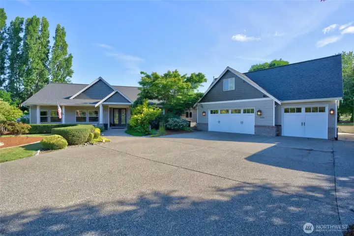 Executive-style one-level home.