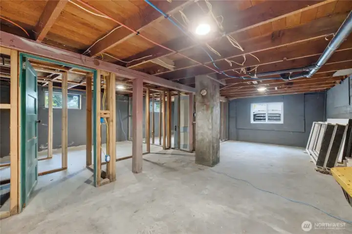 Unfinished Basement Unfinished Basement