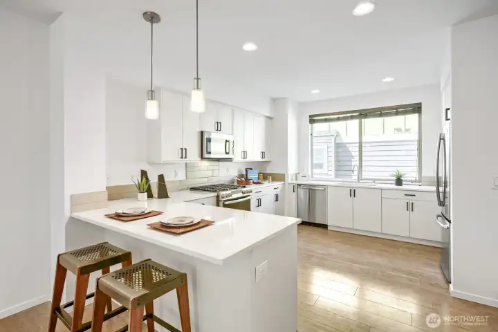 Bright, cheery finishes