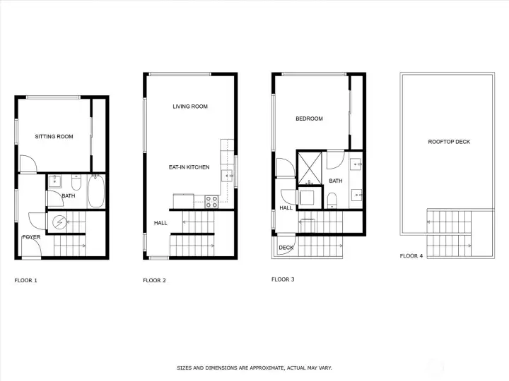 Side-yard perfect for pet relief, raised garden bed, or a shed for outdoor gear storage! (Virtuall staged).