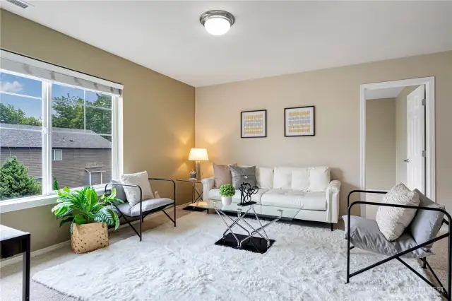 Huge loft space on 2nd level