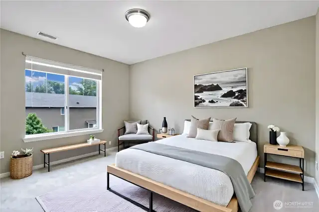 Bedroom 2-virtually staged