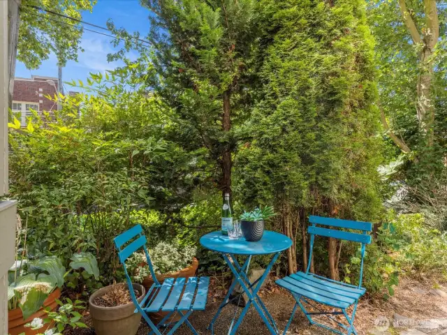 private patio