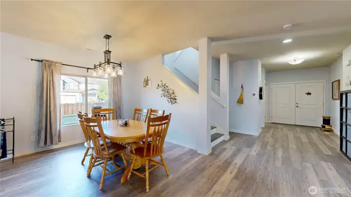 Open dining area