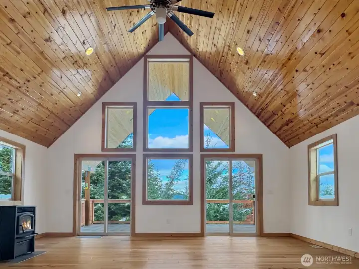 Your view from a few steps inside the front door.