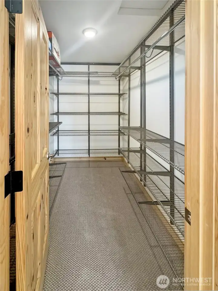 Primary closet