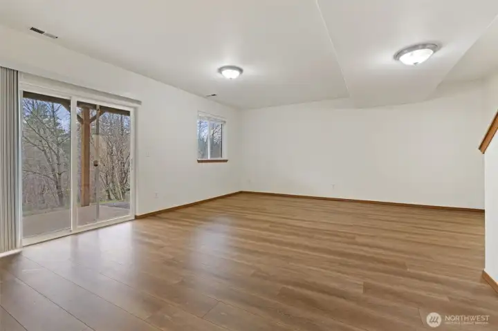 Lower Level with access to back yard